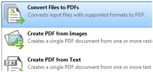 Dateien zu PDF konvertieren
